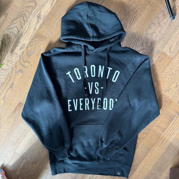 Toronto vs Everybody' Peace Collective Black Hoodie - Size: Small UNISEX - Picture 6 of 11